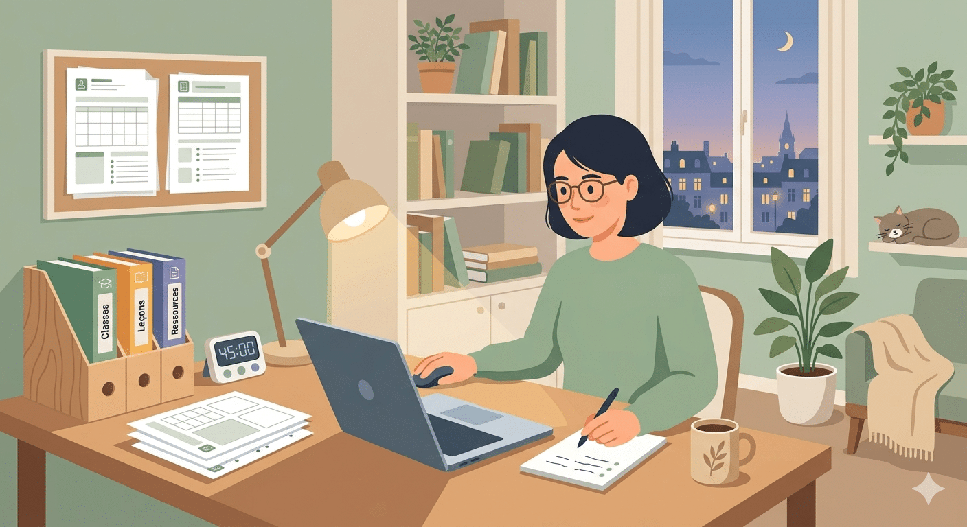 Comment gagner du temps sur ses préparations de cours chaque semaine